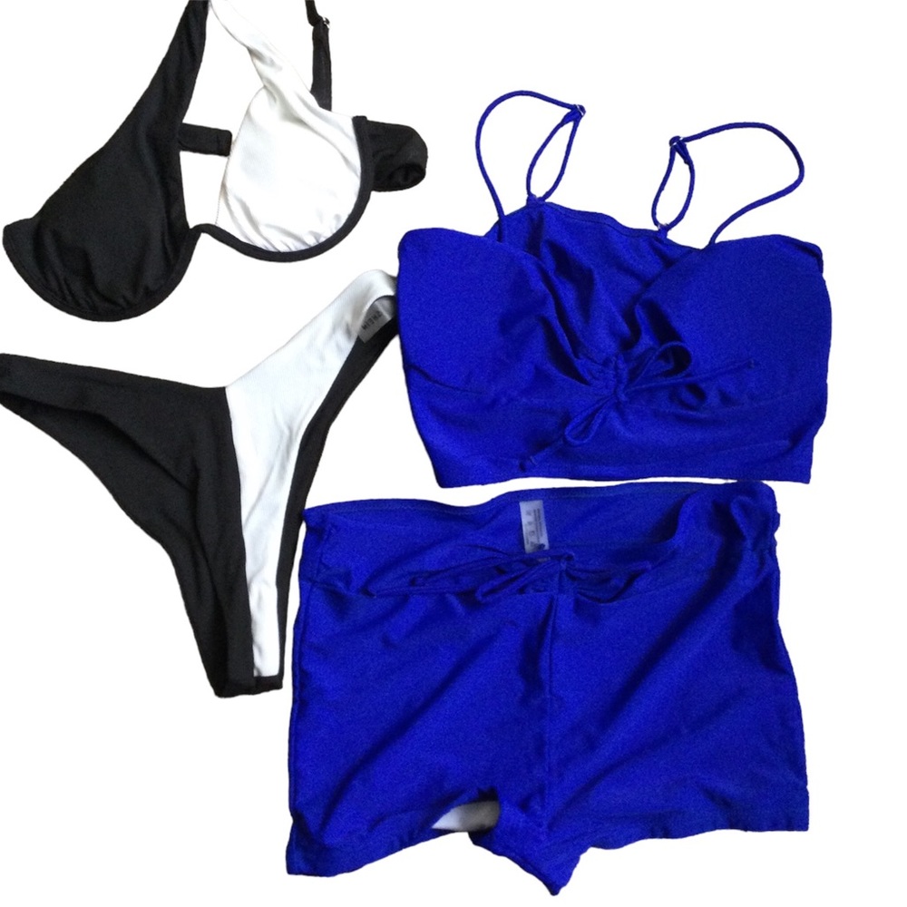 SHEIN 2 Piece Bathing Suit Bundle Lot of 2 Size L - Picture 1 of 6